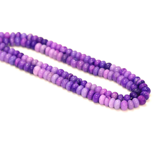 Cuentas de Ópalo Morado en Forma de Rondelle: Gemas de Calidad para Joyería y Artesanía (7-9mm) - Product Image 3