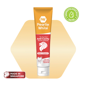 เพิร์ลลี่ ไวท์ เดอะ รีล เรด ยาสีฟันป้องกันฟันผุผสมฟลูออไรด์ 175 กรัม (ไม่มีบรรจุภัณฑ์ภายนอก) - Product Image 2