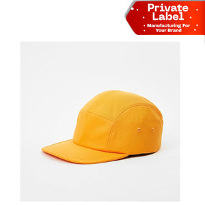 Casquette de camping à 5 panneaux à profil bas avec impression de logo personnalisé pour adultes, sport, 100% coton, unisexe, en gros, qualité supérieure - Product Image 1