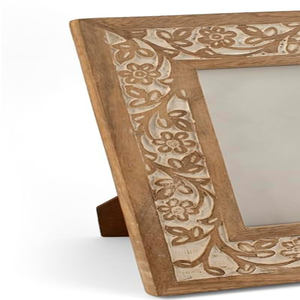 Cadre photo en bois design, cadre photo en bois rustique contemporain, cadre photo en bois fait main de qualité export, décoration d'intérieur - Product Image 2