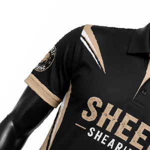 Maillot de cérémonie personnalisé pour homme avec impression par sublimation et transfert thermique, motif 'Sheep Shearing', design à queue longue, OEM ODM, vente en gros usine - Product Image 2