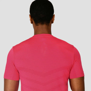 Camiseta Deportiva de Manga Corta para Hombre, Ajustada, Transpirable, de Algodón y Bambú, para Gimnasio, Entrenamiento Atlético, Cuello Redondo, 220g - Product Image 4