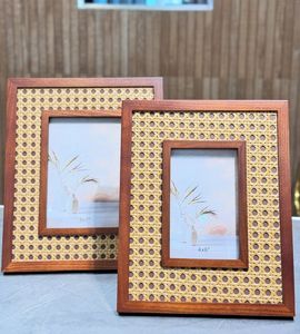 Eco-Friendly Handmade Epoxy Resin Wooden Photo <b>Frame</b> Natural Wood Picture <b>Frame</b> for Wall Hanging Tabletop Home Decoration - Product Image 1