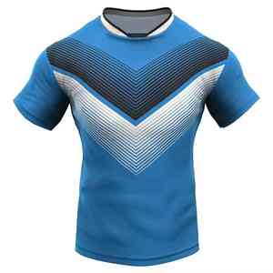 Camisa de Rugby de Manga Corta con Cierre y Solapa, Diseño Personalizado para Hombre, Deportiva, de Verano, para Pesca, con Estampado 3D y Tejido de Punto - Product Image 1