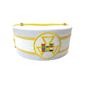 Chapeau maçonnique de qualité supérieure pour les lojges et les événements cérémoniels, avec des détails de couture soignés - Product Image 1
