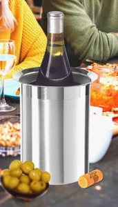 Enfriador de vino individual con brida de acero inoxidable, sin hielo, térmico, para hostelería - Product Image 6
