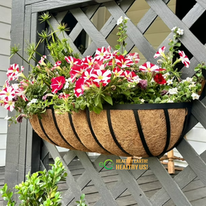 Sublimez le charme naturel de chaque jardin |   Pots en fibre de coco suspendus, écologiques, durables, légers et personnalisés pour les commandes en gros OEM - Product Image 6