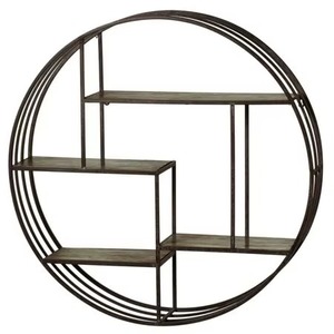 Estante de Almacenamiento para Zapatos de Metal y Madera de Estilo Industrial, Organizador de Zapatos Multiusos de KRAFT WORLD - Product Image 1