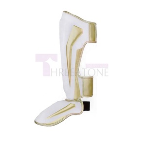 Protège-tibias en cuir respirant – Protection professionnelle légère et écologique pour le sport – Confort amélioré - Product Image 5
