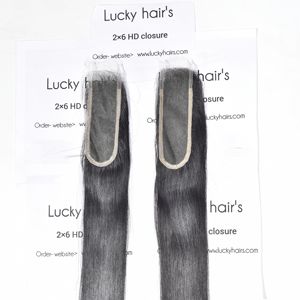 Extensiones de Cabello Humano Indio 100% Remy con Cierre HD, Ondas Naturales sin Procesar, Doble Trama a Máquina, Clip-in, Virgen, para Vendedores - Product Image 3