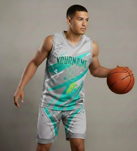 Uniforme de Baloncesto para Hombre 2026, Nuevo Precio al por Mayor, Transpirable, Estampado o Liso, Alta Calidad, Cómodo, Secado Rápido, Personalizable 100% - Product Image 2