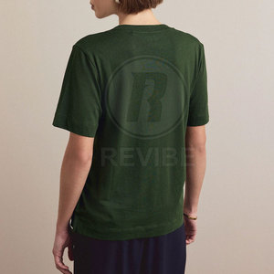 เสื้อยืดโอเวอร์ไซส์ผู้หญิงปี 2026 สกรีนโลโก้ได้ตามต้องการ ทรงหลวม ระบายอากาศได้ดี น้ำหนักเบา ผ้าฝ้าย 100% ขายส่ง - Product Image 2