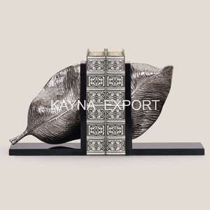 Decorative Classic Art Deco Aluminum Sculptural Bookend for Home Office <b>Study</b> Decor Silver Finished <b>Table</b> Decorative Bookend - Product Image 6