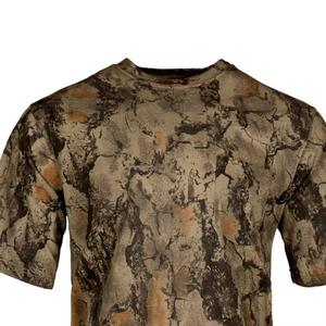 Chemise de chasse pour homme en tissu respirant à col rond, camouflage, séchage rapide, t-shirt de randonnée, de chasse et d'entraînement, haute qualité - Product Image 4