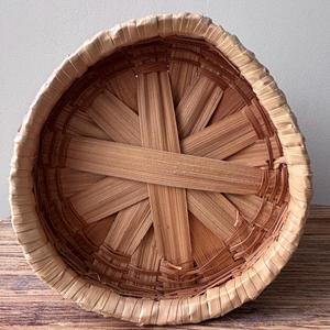 Panier en bambou tressé vintage, pot de plante rustique en rotin, panier de rangement en osier naturel, décoration intérieure, fournisseur en gros - Product Image 2