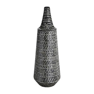 Jarrón alto de suelo con incrustaciones de nácar, de lujo y gran tamaño, para decoración de vestíbulos de hotel, procedente de Vietnam. - Product Image 4