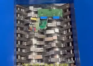 Déchiqueteuse électronique à double arbre pour le recyclage des cartes PCB, des pièces d'ordinateur, du métal et du plastique – Grande capacité - Product Image 6