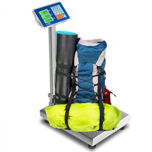 Bilancia Digitale da Pavimento Pieghevole 660 Libbre, Bilancia a Piattaforma per Bagagli, Pratica e Resistente - Product Image 1