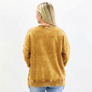 Sudadera de Mujer con Lavado Ácido, Diseño de Alta Calidad, Ropa de Moda para Uso Diario con Logotipo Personalizado, Fabricación Directa de Fábrica - Product Image 3