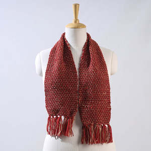 Anti-Fray Unisex Knitted Scarf - High-Strength Soft Winter <b>Wrap</b> - Custom Logo Ribbed Knit Durable <b>Neck</b> Wear - Product Image 5