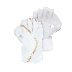 Guantes de Cricket Blancos de Malla Ligera, Estilo Deportivo, Ambidiestros, de Fácil Colocación, Construcción Tejida - Product Image 1