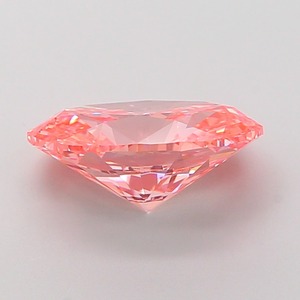 Diamant CVD rose vif fantaisie de forme ovale de luxe, cultivé en laboratoire, 3,03 carats, clarté VVS2, polissage excellent, diamant non monté pour bijoux - Product Image 5