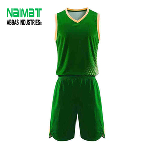 Custom Sublimation Basketball Uniform <b>Set</b> Breathable V Neck Team Training Jersey and Shorts Quick Dry Sportswear for Men - Product Image 1