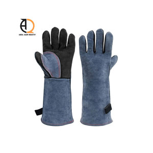Gants de soudage en cuir résistant à la chaleur, gants de travail de sécurité robustes - Product Image 5