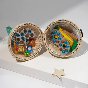 Panier de rangement en rotin écologique Handwicker, paniers à bonbons pour cadeaux pour enfants et femmes, fabriqué au Vietnam - Product Image 3