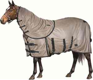 Couverture d'équitation polyvalente toutes saisons en polyester haute résistance avec housse de cou amovible pour une sécurité ultime - Product Image 1