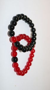 Pulsera de Cuentas de Resina Hechas a Mano, Joyería Elástica Colorida para Mujeres y Niñas, Accesorios de Moda - Product Image 6