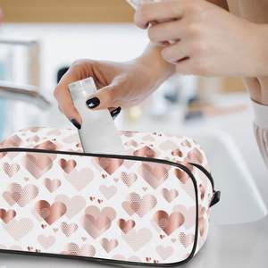 Pochette de voyage portable de luxe en PVC avec fermeture éclair pour homme, personnalisable, écologique, pour cosmétiques, modèle 2026 - Product Image 2