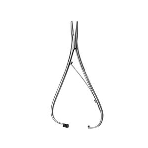 Mathieu Needle <b>Holder</b> 14 cm Surgical Dental Instrument Stainless Steel Precision Suturing Microsurgery Tool Professional Kit - Product Image 1