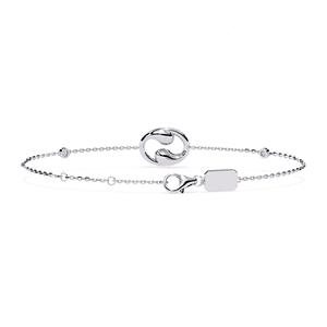 Romantic White Gold Diamond <b>Bracelet</b> With Round Brilliant Cut Natural Diamonds GIA Certified Everyday Wear Women's Jewelry - Product Image 3