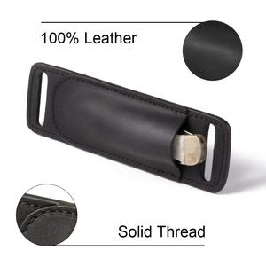 Funda de Cuero Táctica Compacta para Cuchillo Plegable, Funda Universal para Cinturón, Doble Costura, Personalizada, ODM, OEM, Fábrica, Impermeable, de Primera Calidad - Product Image 4