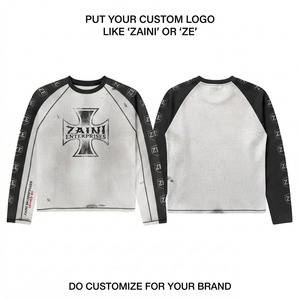 เสื้อเชิ้ตคอโอ แขนสั้น ผ้าคอตตอนผสมพรีเมียม 240 GSM สีดำขาว พิมพ์โลโก้ตามสั่ง ด้านหน้า ใส่ได้ทั้งแบบเป็นทางการและลำลอง ผ้าไม่ยับ - Product Image 1