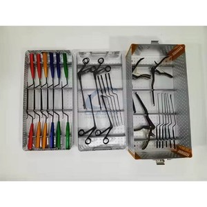 CLASTY INSTRUMENTS Juego de Instrumentos para Cirugía Lumbar Posterior Mínimamente Invasiva, Kit Quirúrgico Completo de Acero Inoxidable, Caja de Acero - Product Image 1