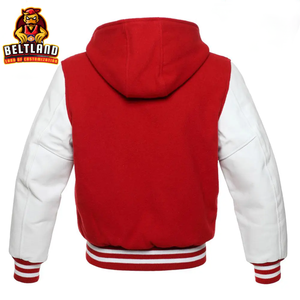 Veste universitaire personnalisée pour homme, qualité supérieure, manches en laine et cuir, personnalisez avec votre propre logo et marque - Product Image 2