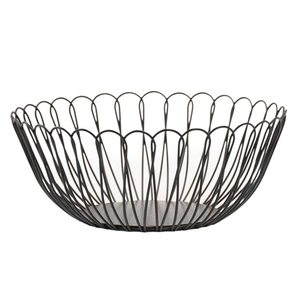 Decorative Metal Wire Fruit <b>Basket</b> Bowl for Kitchen Countertop Modern Open Design Fruit Snack Storage Organizer - Product Image 1