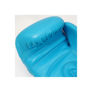 Guantes de Boxeo Azules de PU con Cierre de Velcro, Equipo de Entrenamiento de Dedos Completos para Adultos Unisex - Product Image 3