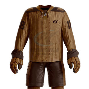 Uniforme de hockey sur glace personnalisé de haute qualité, respirant, avec votre propre logo, très populaire, taille plus pour adulte - Product Image 4