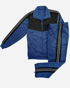 ชุดวอร์มผู้ชายผ้าฝ้ายฟลีซทรงสปอร์ตทันสมัยเข้ารูปพร้อมแถบข้าง รุ่นล่าสุด OEM สำหรับฤดูหนาว เหมาะสำหรับออกกำลังกายกลางแจ้งและวิ่งจ๊อกกิ้ง - Product Image 5