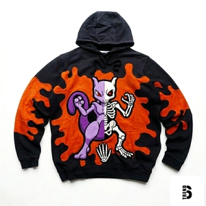 Sudadera con Capucha Negra para Hombre, 100% Algodón, Estilo Casual, Oversize, Forro Polar, Transpirable, Ecológica, para Invierno - Product Image 1