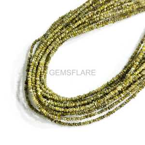 Cuentas de diamante verde natural, cuentas de diamante verde sin cortar de 2-3 mm, cuentas de diamante en bruto, cuentas de diamante de color fantasía, pepitas de diamante en bruto para joyería - Product Image 5
