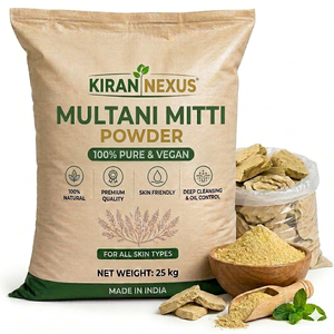 Poudre de Multani Mitti de qualité supérieure |   Argile naturelle de terre de Fuller pour masque facial, soins de la peau et applications cosmétiques Multani Mati - Product Image 3