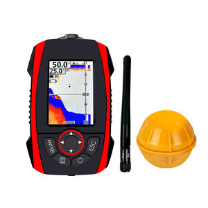 Détecteur de poissons intelligent sans fil professionnel, écran LCD anti-reflet 512 couleurs, affichage en arc et sonar multicanal, batterie rechargeable intégrée - Product Image 1