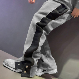 Pantalon de mode pour homme, coupe slim, style moderne, confortable, respirant, extensible, flexible, pour usage quotidien, OEM - Product Image 4