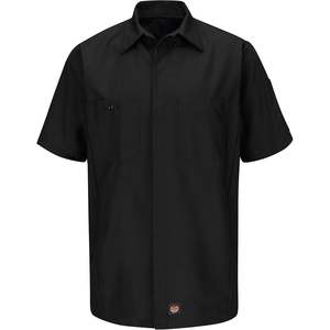 Chemise de travail à manches courtes en ripstop pour homme sur mesure - Product Image 2