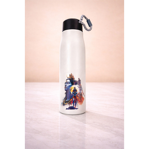 Botella de Agua de Metal Personalizada con Diseño Liviya Mahadev Shiv para Graduación y Regreso a Clases - Product Image 1