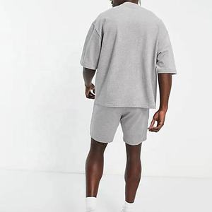 New Arrivals Summer Short <b>Set</b> Casual Customised Men Summer 2 Piece T Shirt Shorts <b>Set</b> Cotton Made Quick Dry Short <b>Set</b> - Product Image 6